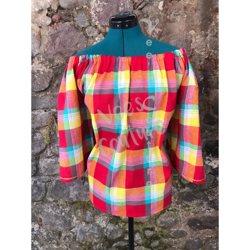 Off-Shoulder Creole Blouse Cb2